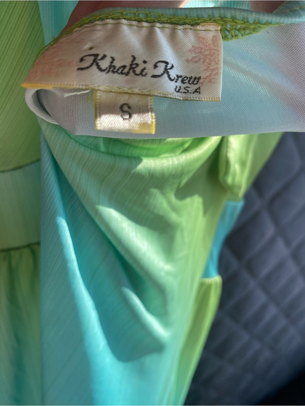 Vintage 90s Y2K Ombre Halter Dress - Picture 4 of 5